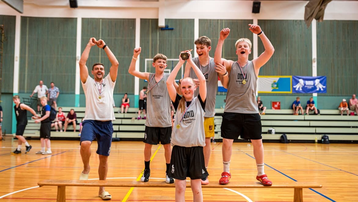 Basketball training session at DinoBasketballCamp 2025