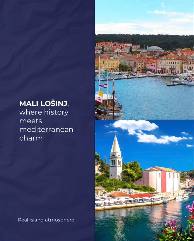 Mali Lošinj historic town and baroque church